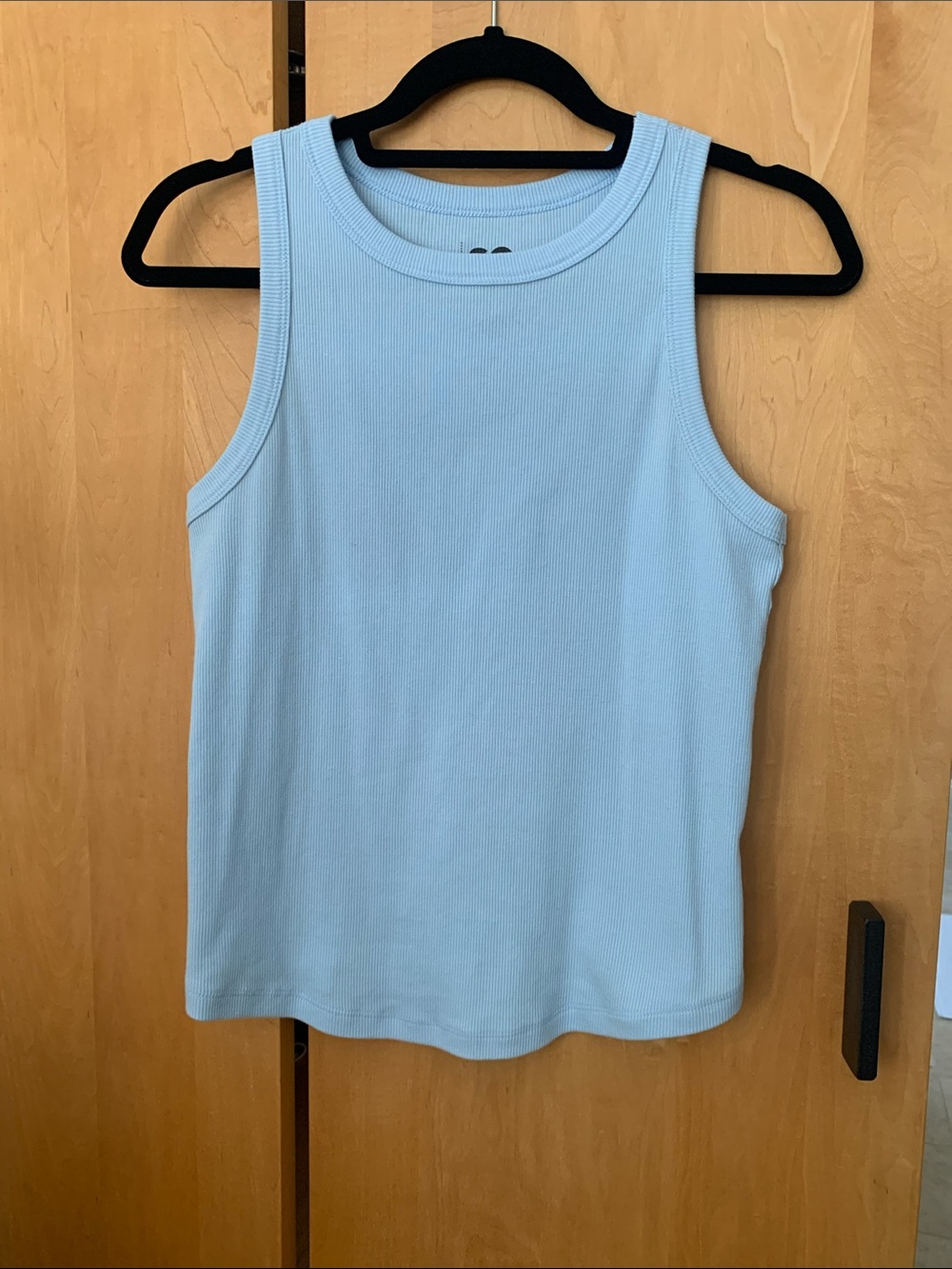 SO Ribbed  Tank Top in Light baby blue